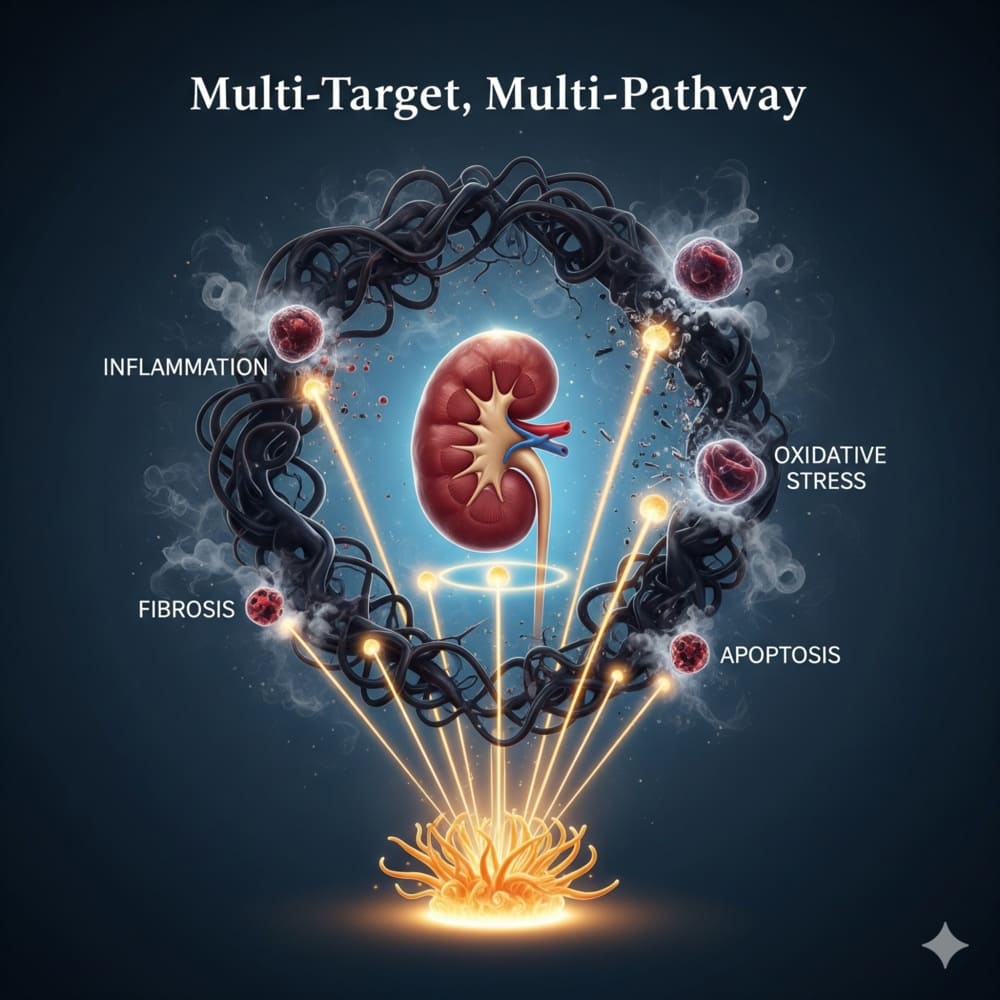Den Teufelskreis durchbrechen: Der vielschichtige Wirkmechanismus von Cordyceps