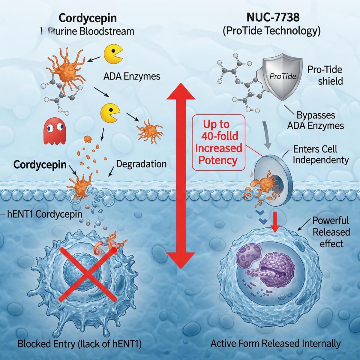 Vom Naturstoff zum Hochleistungswirkstoff: Die Evolution von Cordycepin zu NUC-7738
