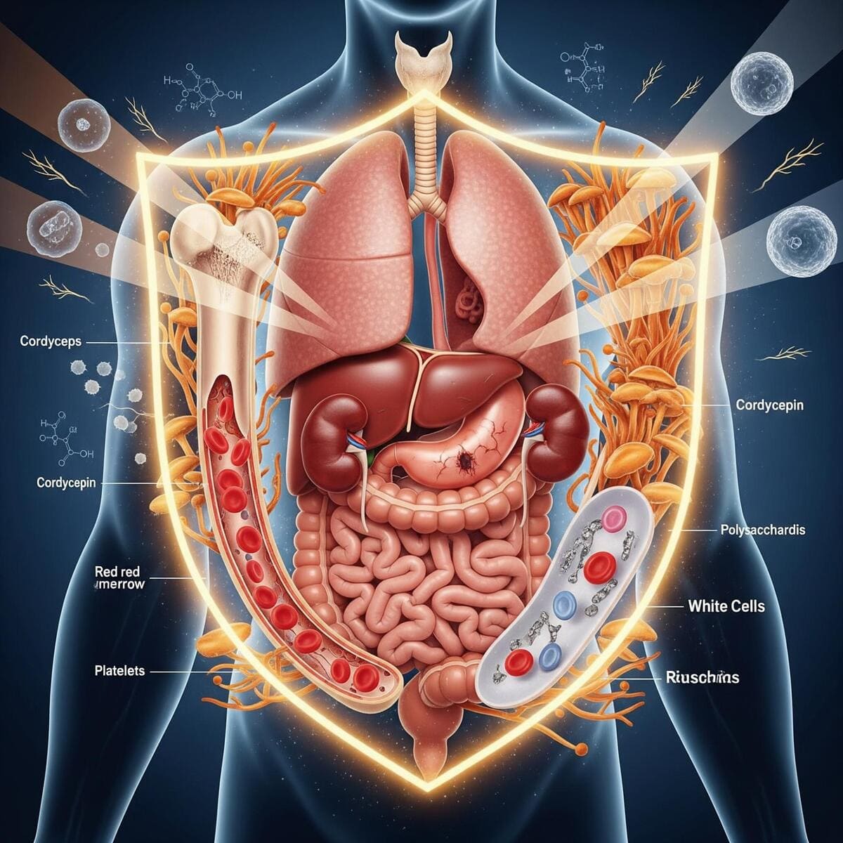 Umfassender Schutz: Wie Cordyceps die Organe während der Krebstherapie schützt