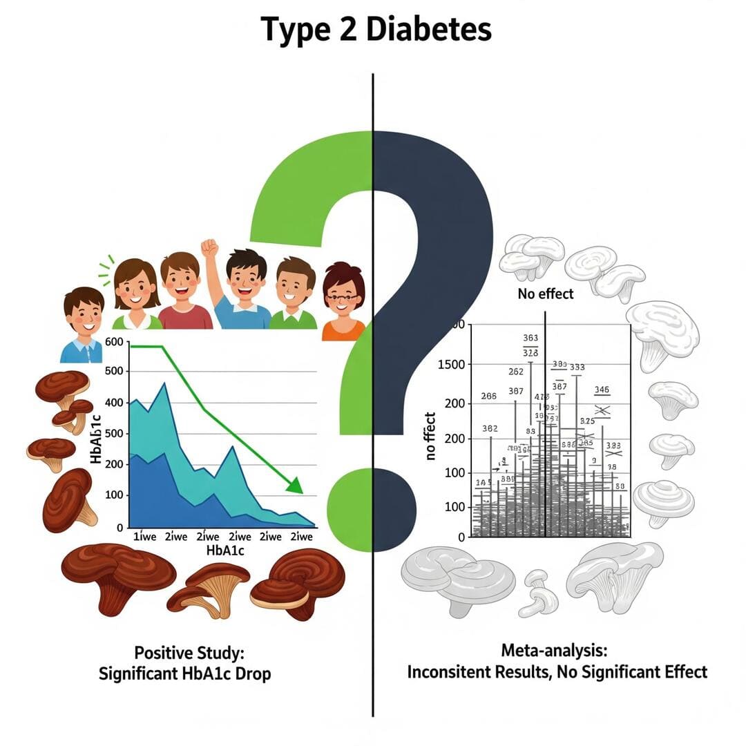G. lucidum bei Typ-2-Diabetes: Eine widersprüchliche Evidenzlage