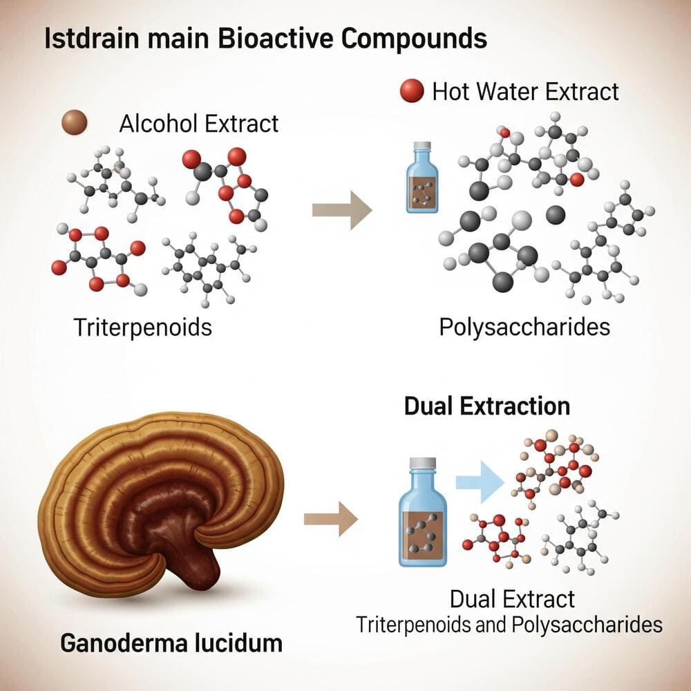 Reishis Wirkstoffe: Die entscheidende Rolle der Extraktionsmethode.