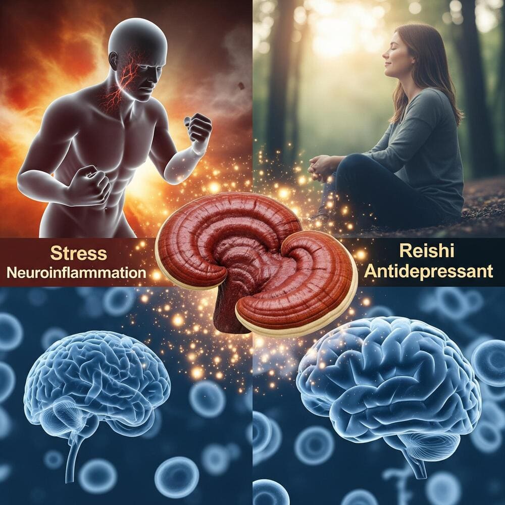 Reishi: Von der Neuroinflammation zur psychischen Balance
