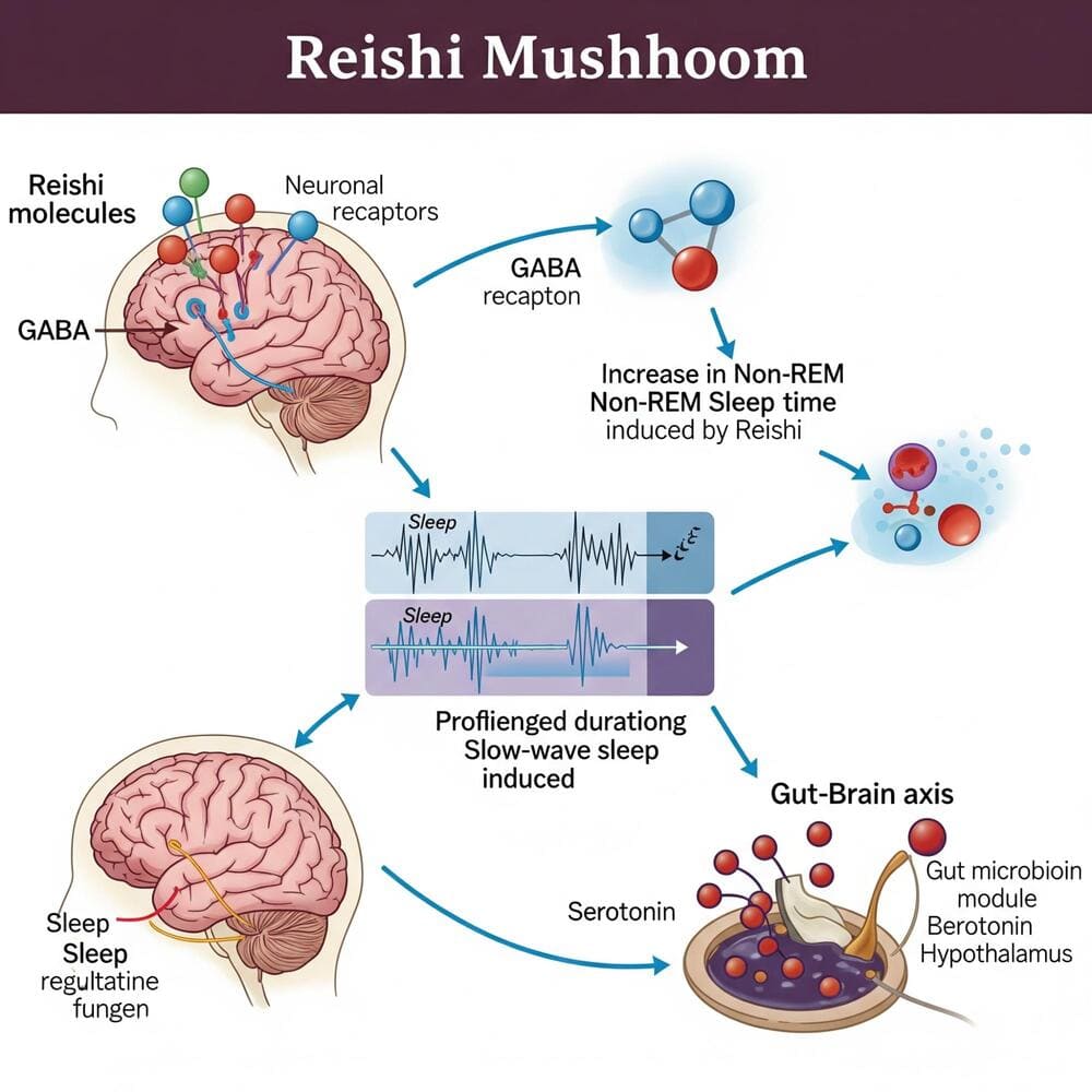 Reishis vielschichtige Wirkung auf den Schlaf
